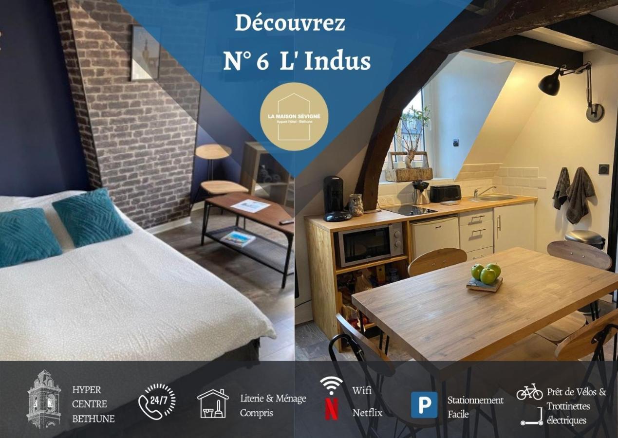 La Maison Sevigne - Appart Hotel - N°6 L'Indus Бетюн Екстер'єр фото